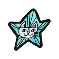 おかべてつろう ねこステッカー【星】