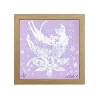 《期間限定SALE》おかべてつろう 額装ジークレープリント【きみの涙が花に変わるまで】
