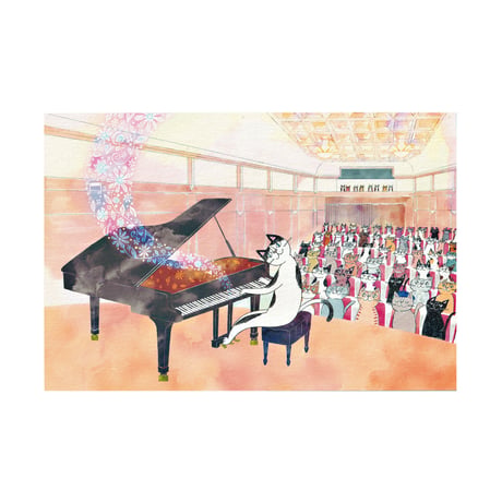 おかべてつろう×王子ホール ポストカード3枚組（封筒付き）