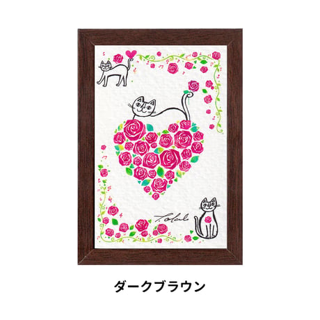 おかべてつろう ミニジークレープリント【たくさんの感謝をこめて】