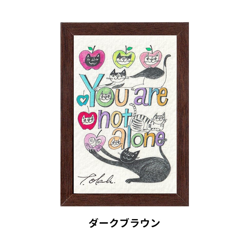 おかべてつろう ミニジークレープリント【ひとりじゃないよ