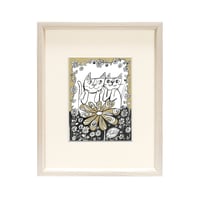 3日間限定販売 おかべてつろう モノクロミニ原画【このままで No.54】