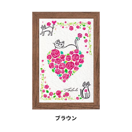 おかべてつろう ミニジークレープリント【たくさんの感謝をこめて】