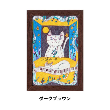 おかべてつろう ミニジークレープリント【月の扉-1】