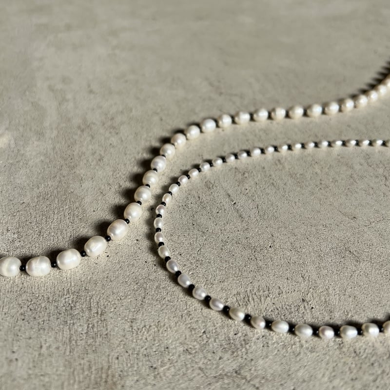 big chain pearl necklace