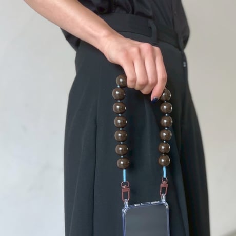 【数量限定】short strap"olive" ※スマホケース別売り