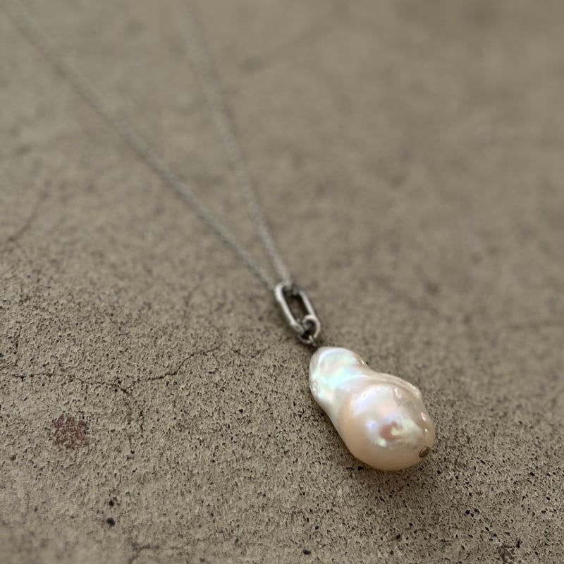 Baroque pearl long necklace | senses store Baroque pearl long necklace | senses store
