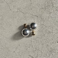 EMMN Earrings "Silver×Gold"