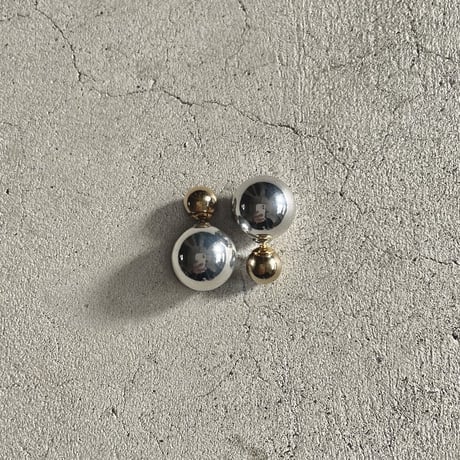EMMN Earrings "Silver×Gold"