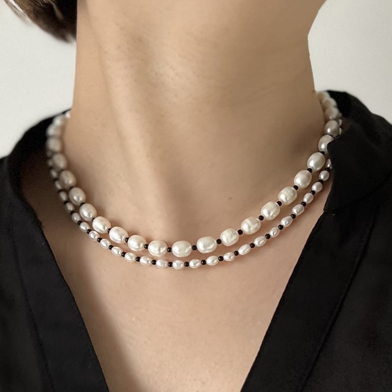 EMMN Big Pearl Necklace | senses store