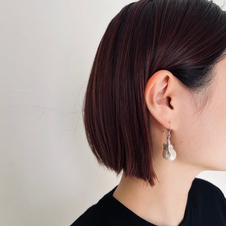Baroque pearl earrings