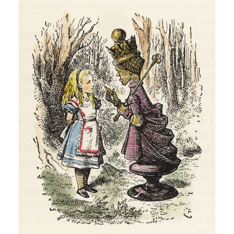 アリスと赤女王「鏡の国のアリス」 | ジェフリー夫妻のアートライフSTORE