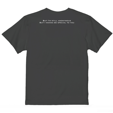 【Tシャツ】「いっそ-Overcome / official / 五阿弥ルナ & The Structures 」初回ロッド特典：五阿弥ルナサイン入りポストカード付き