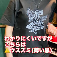 🆕【Tシャツ】「JEON JINN & ASIANSOUL⚠️ウスズミ(薄い黒)」