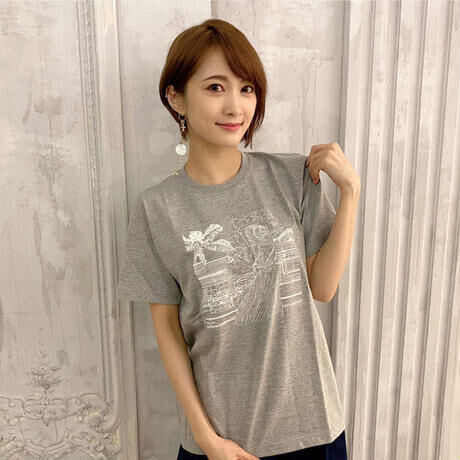 ⭐️終了!!!!!Tシャツ】J-POP COVERNIGHT Vol.1 ジャケットTシャツ (グレー・モノクロ)
