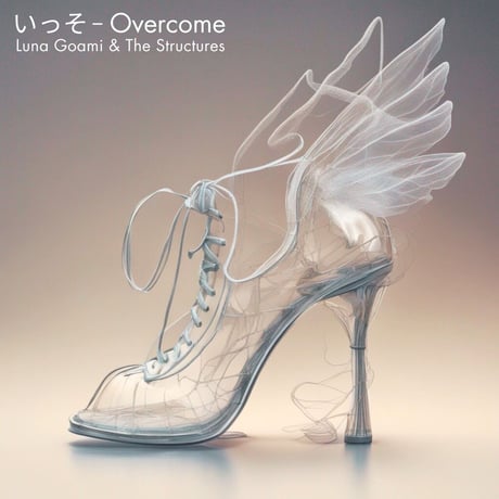 【Tシャツ】「いっそ-Overcome / official / 五阿弥ルナ & The Structures 」初回ロッド特典：五阿弥ルナサイン入りポストカード付き