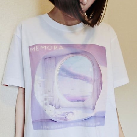 【Tシャツ】「MEMORA / official /五阿弥ルナ & The Structures」初回ロッド特典：五阿弥ルナサイン入りポストカード付き
