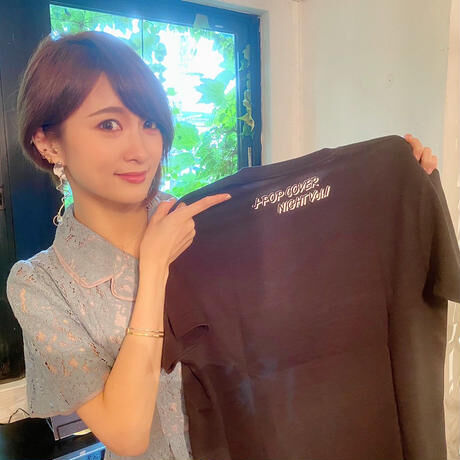 ⭐️終了!!!!!Tシャツ】J-POP COVERNIGHT Vol.1 ジャケットTシャツ (黒/モノクロ)