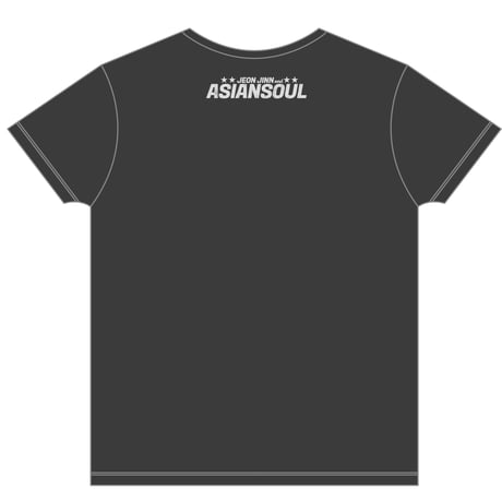 🆕【Tシャツ】「JEON JINN & ASIANSOUL⚠️ウスズミ(薄い黒)」