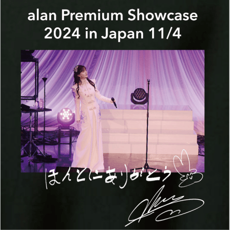 【Tシャツ】「Premium Showcase 2024 メモリアル Tシャツ11月4日バージョン/alan」