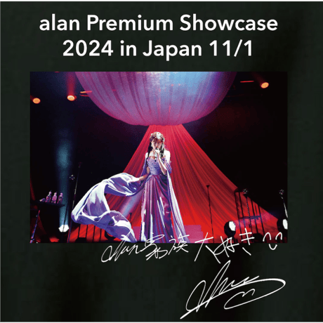 【Tシャツ】「Premium Showcase 2024 メモリアル T シャツ11月1日バージョン/alan」