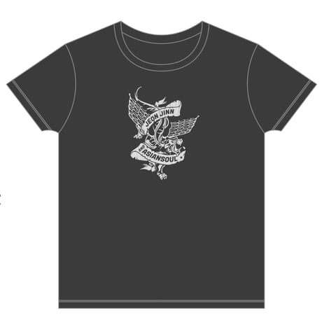 🆕【Tシャツ】「JEON JINN & ASIANSOUL⚠️ウスズミ(薄い黒)」