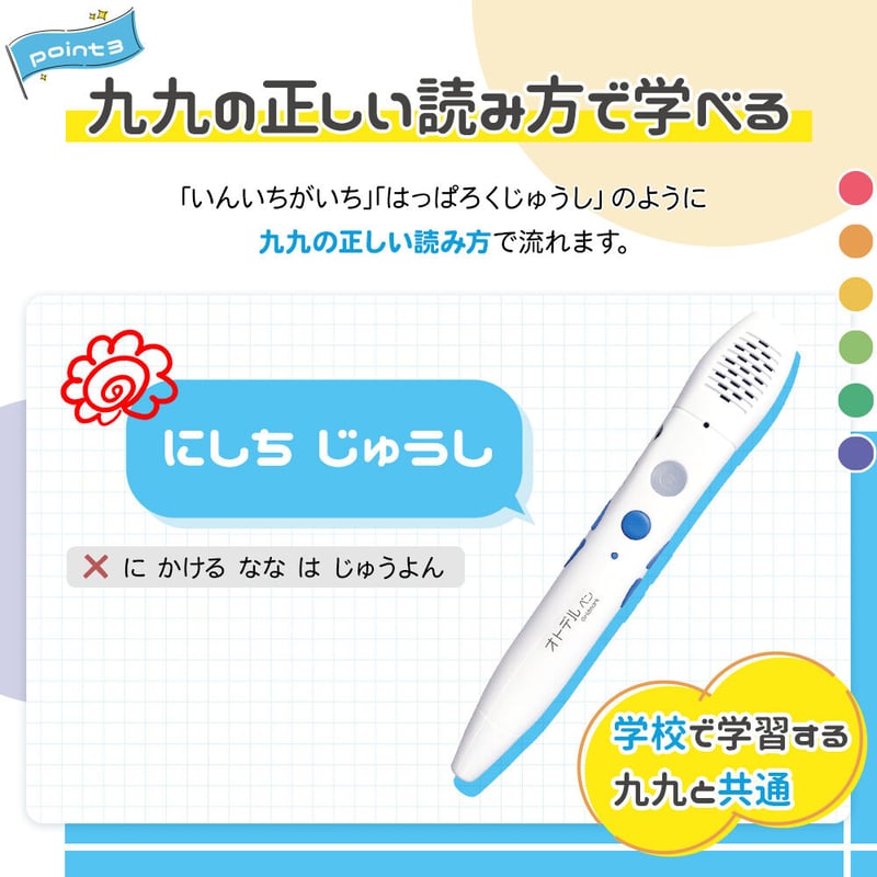 オトデル九九 オトデルペン オトデル九九セット | 音声ペン・タッチペン
