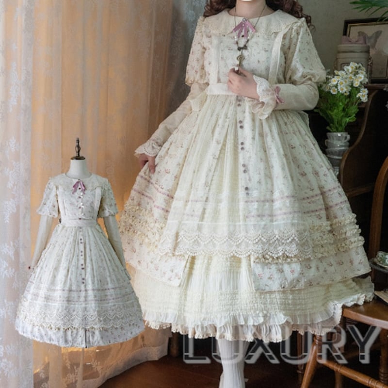 納期40日】エプロン miss point 春夏 春秋 エプロンスカートのみ