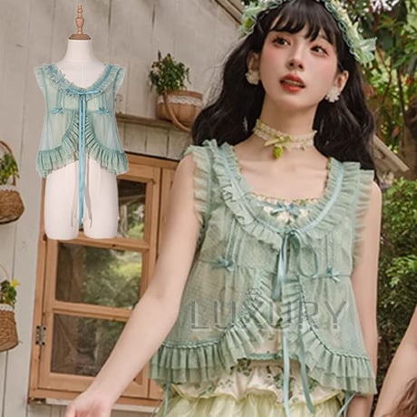 ロージーモンスター　チュールドット　tops ロージーモンスター チュールドット tops 中古・古着通販】rosy