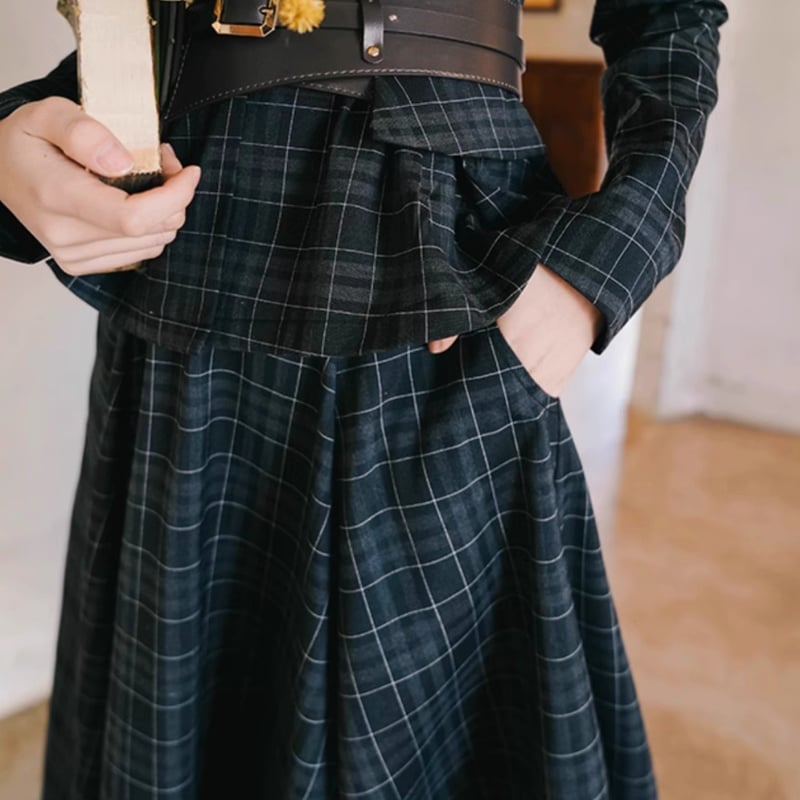 セミロリータ テーラード ジャケット ロングスカート セットアップ