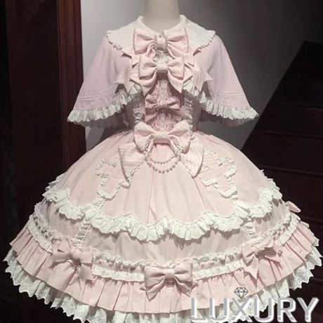 フローレンシアジャンパースカート　ピンク フローレンシアジャンパースカートピンク