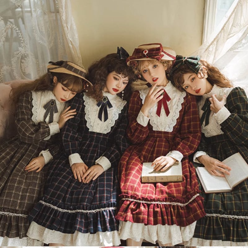 小能熊 ロリィタ タータンチェックワンピース 小能熊 ロリィタ タータンチェックワンピース 商品 – tagged