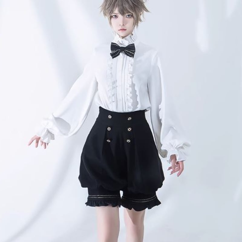 PrincessMelody♡プリメロ♡おりぼんかぼちゃパンツ♡白黒ピンクセット