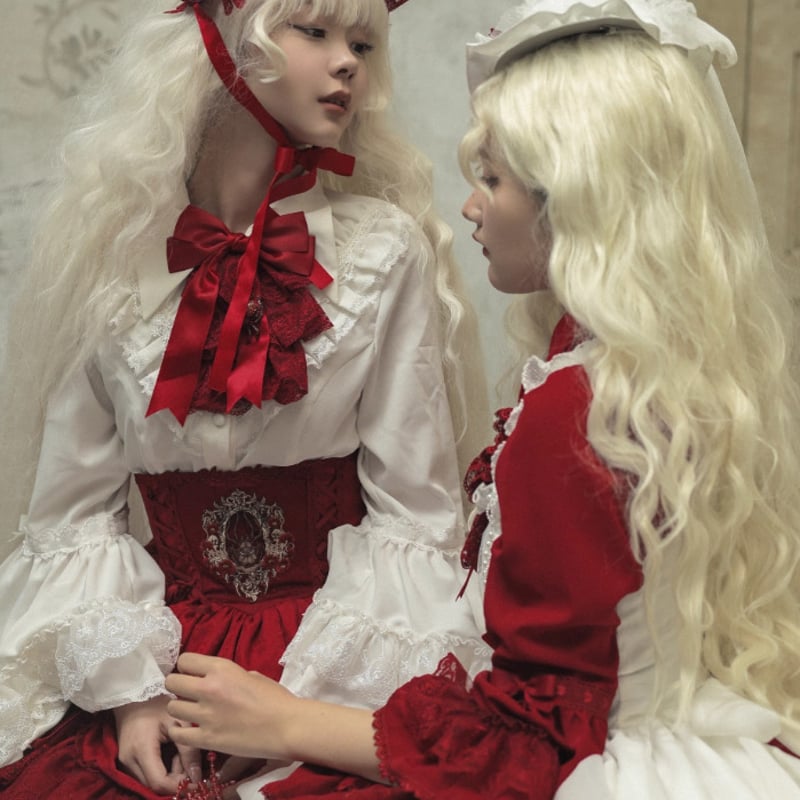 ロリータファッション ゴスロリファッション ゴスロリ ブラウス のみ 3