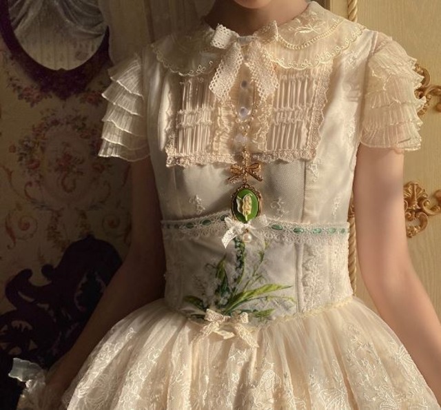 UN3D.花柄刺繍 コルセットベルト UN3D.花柄刺繍 コルセットベルト