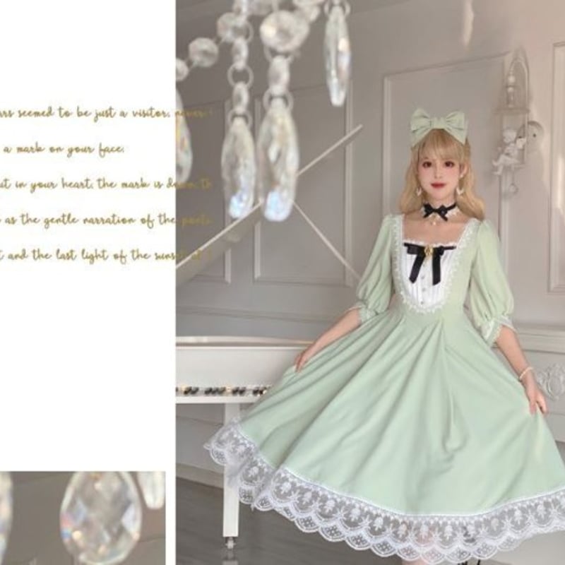 ドレスワンピース 4色 unideer ワンピースのみ 五分袖 ロング フレア