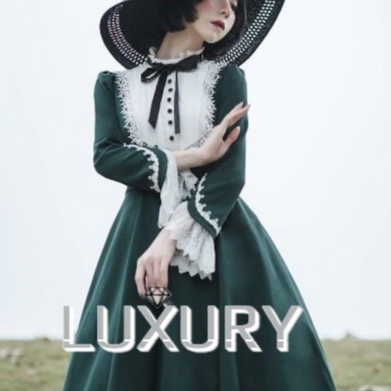 オリジナル lolita スら クラシカル リボン ロリータワンピース オリジナル lolita スら クラシカル リボン ロリータワンピース