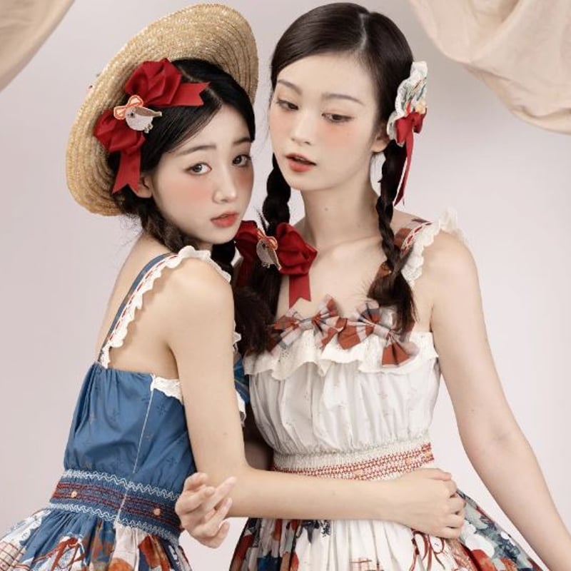 納期40日】ブローチ Lo−cyan lolita ヘッドドレス 2way リンゴ 納期40日】ブローチ Lo−cyan lolita ヘッドドレス 2way リンゴ