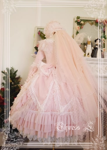 ベール 2色 Elpress クラシカル クラロリ 姫ロリ ヘッドドレス