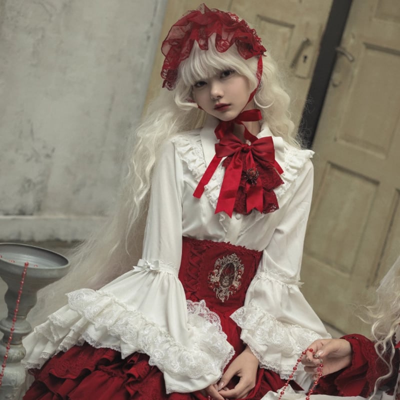 ロリータファッション ゴスロリファッション ゴスロリ ブラウス のみ 3