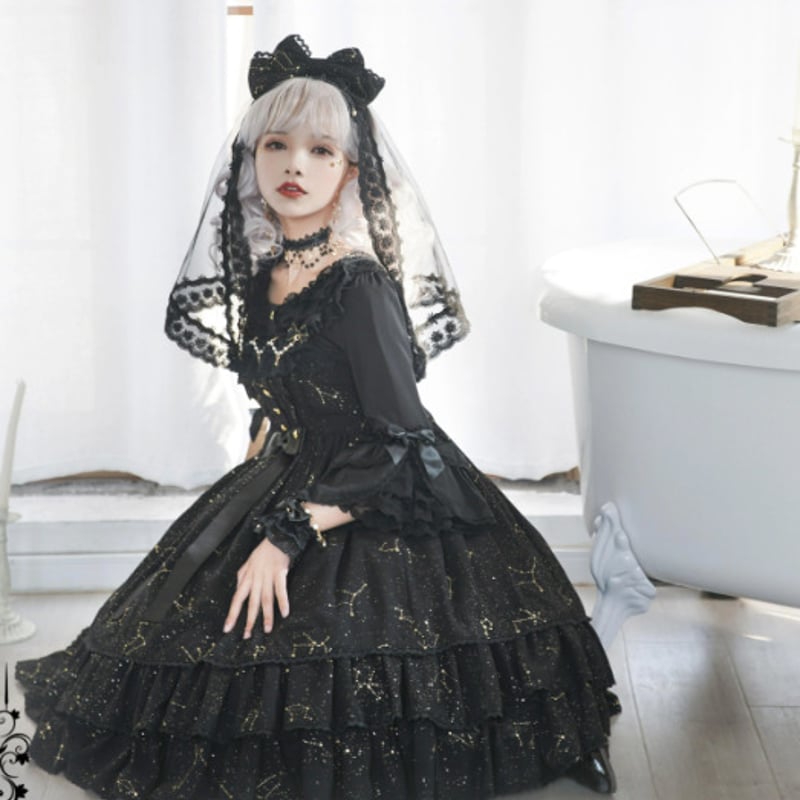 予約商品】ジャンスカ 2タイプ ラメ JSKのみ ミディアム丈