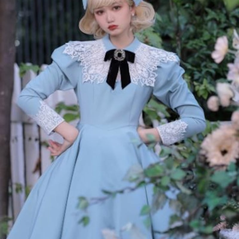 アルベロベロ ボーダー 4種類 ぶたちゃん袖の可愛いワンピース美品 アルベロベロ（ワンピース、チュニック） | ファッション の