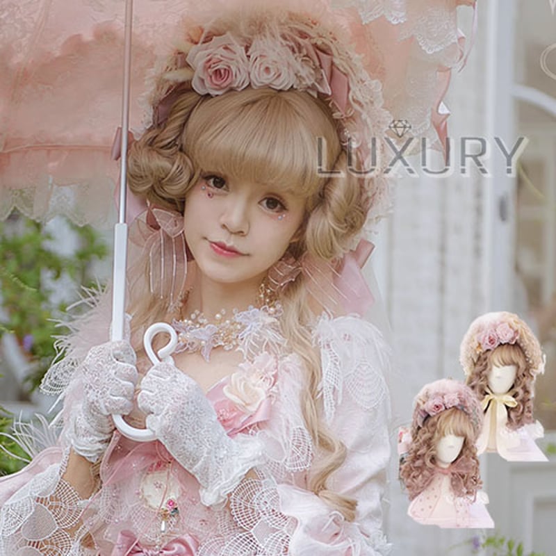 ボンネット 4色 Elpress クラシカル クラロリ 姫ロリ ヘッド