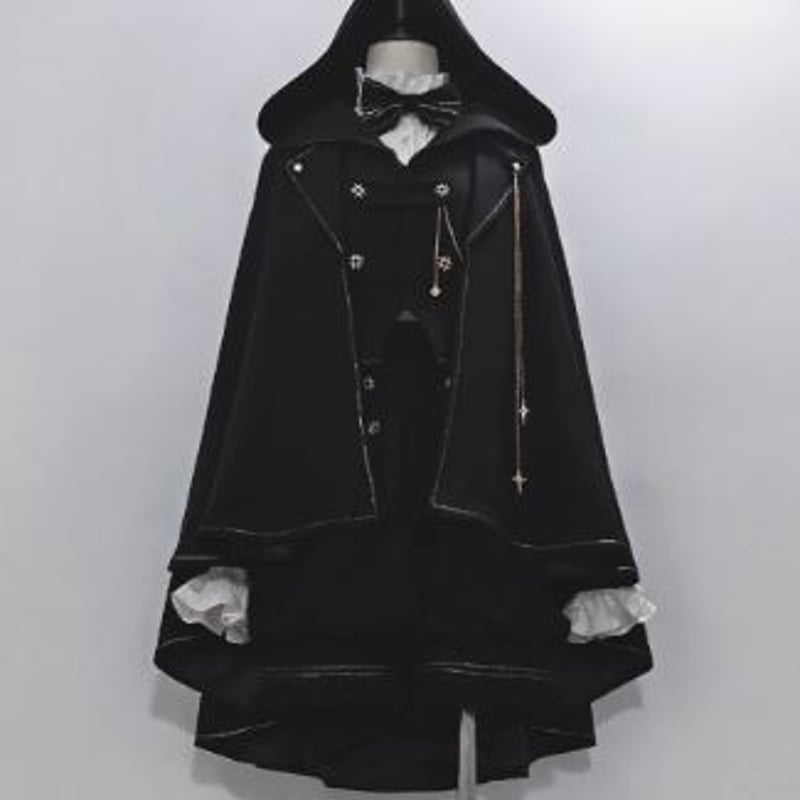 ジャケット princess Chronicles 秋冬 ブラック ミディアム丈 無地