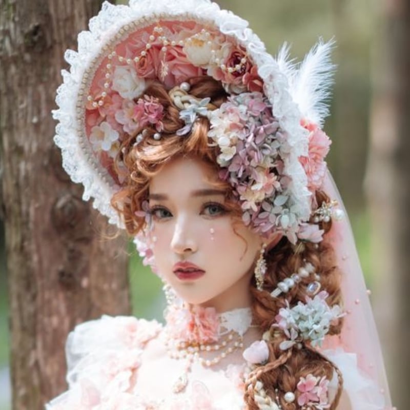 イノセントワールド　クラシカルロリータ　JS ヘッドドレス　ボンネット イノセントワールド クラシカルロリータ JS ヘッドドレス ボンネット