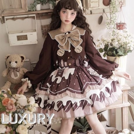  Creamy Chocolateジャンパースカート Melty Whip Chocolateジャンパースカート