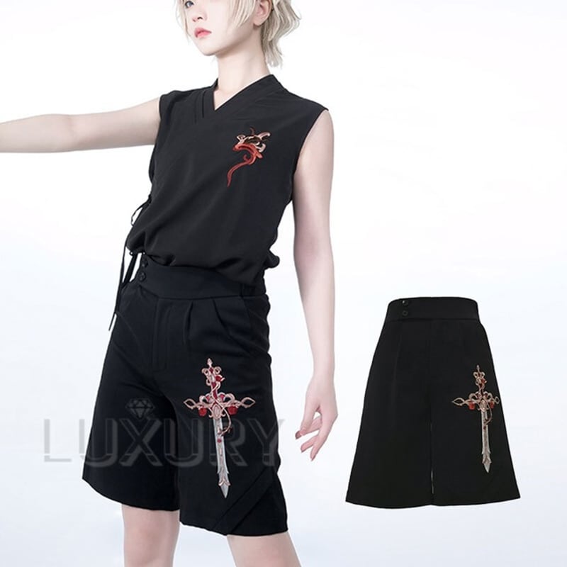 アリパイ　コルセットハーフパンツ　王子服　ロリィタ　ロリータ　ゴシック　男装 アリパイ コルセットハーフパンツ 王子服 ロリィタ ロリータ ゴシック