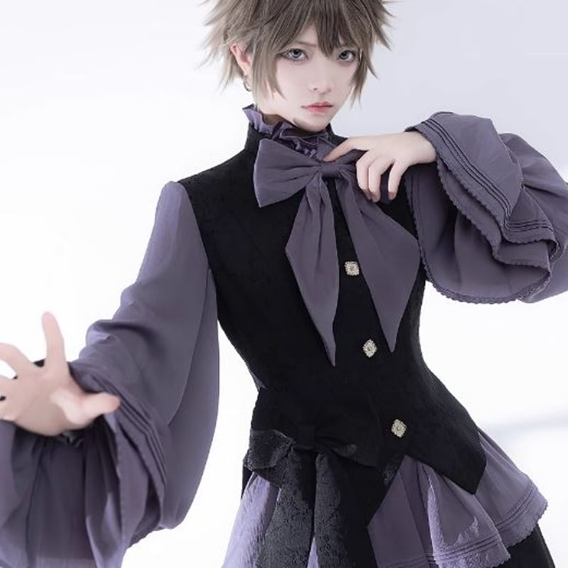 ベスト princess Chronicles 秋冬 ブラック 無地 ランダムヘム