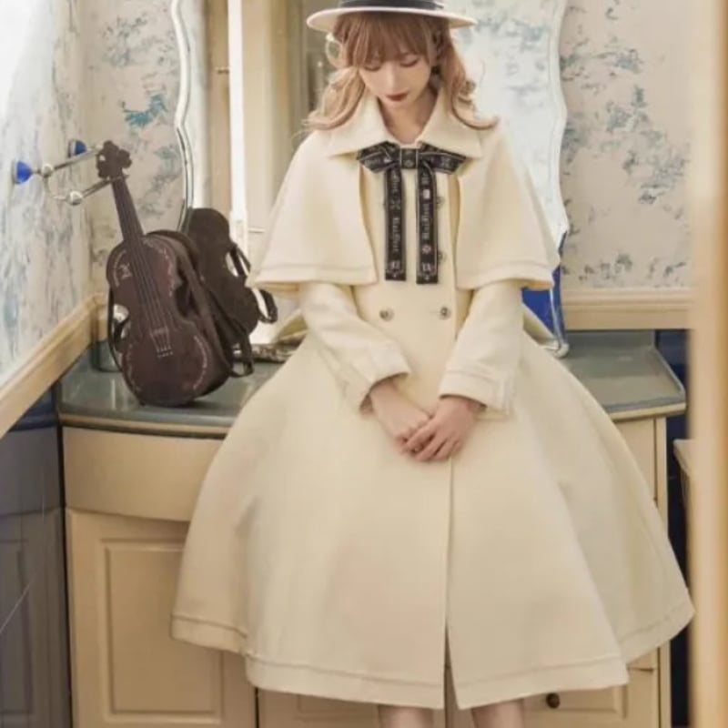 ロングコート 3way unideer アウター 秋冬 無地 可愛い クラシカル ロングコート 3way unideer アウター 秋冬 無地 可愛い クラシカル