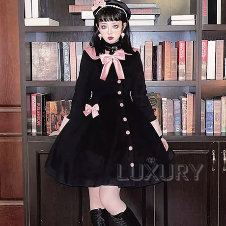【栀】LO1199 lolita オリジナル 洋服 ロリータ スカート+コート LO1199 lolita オリジナル 洋服 ロリータ スカート+コート【中古